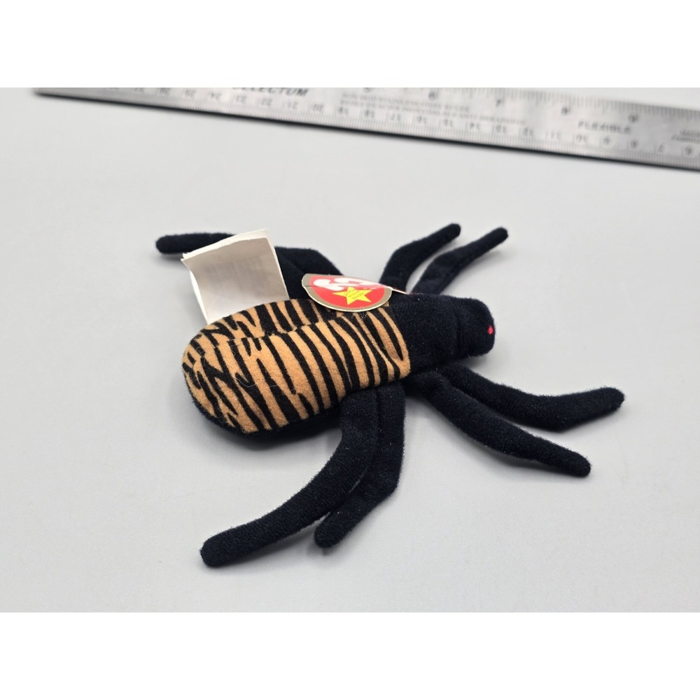 1999 ty Teenie Beanie Babies Spinner The Spider - Picture 2 of 9